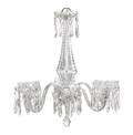A Waterford Cut Glass SixLight Chandelier