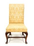 English 18th C Mahogany Transitional Side Chair