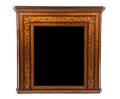 A Victorian Parquetry Over Mantel Mirror