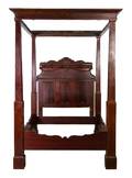 An American Mahogany Tester Bed