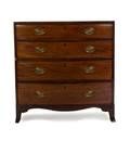 An American Hepplewhite Style Mahogany Chest of Drawers
