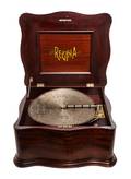 A Regina Mahogany Cased Table Top Disc Music Box