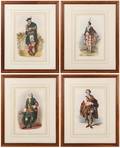Four 1st Edition McIan Scottish Clansmen Lithos