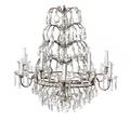 A French Cut Glass TwelveLight Chandelier
