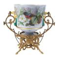 A French Gilt Bronze Mounted Porcelain Jardiniere