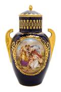 A Royal Vienna Porcelain Urn and Cover