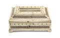 A Russian Bone Veneered Table Casket