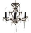 A Cased Glass FourLight Chandelier