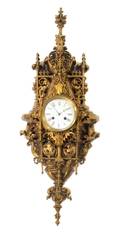 A French Gilt Bronze Cartel Clock