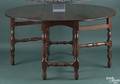 William and Mary cedar gateleg dining table mid 18th c