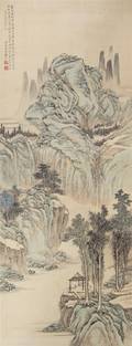 An Ink and Color Painting on Silk After Dai Xi 18011860
