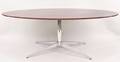 Florence Knoll Rosewood Oval Dining Table