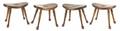A Set of Four American Stools Barnard  Simonds Co