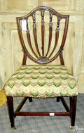 Philadelphia Federal mahogany side chair ca 1790