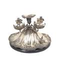 A Dutch Silver Inkwell Late 19thEarly 20th Century