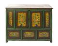 A Tibetan Polychrome Painted Chest