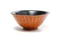 A Chinese Gourd and Lacquer Bowl