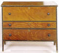 New England painted pine blanket chest ca 1820