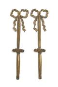 A Pair of Gilt Bronze Wall Appliques