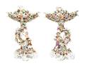 A Pair of Continental Porcelain Figural Compotes