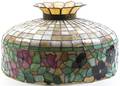 A Leaded Glass Shade
