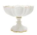 A Gilt Decorated Glass Compote