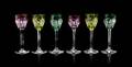 A Set of Six Baccarat Cut Glass Cordials