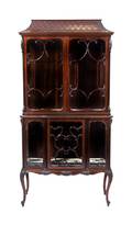 A Chippendale Style Mahogany Vitrine