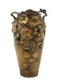 A French Art Nouveau Gilt Bronze Vase