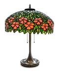 An American Leaded Glass Lamp