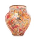 A Loetz Silver Overlay Glass Vase