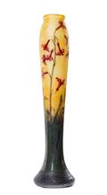 A Daum Enameled Cameo Glass Vase