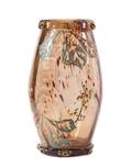 An Emile Galle Enameled and Applied Glass Vase