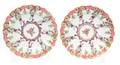 A Pair of Worcester Porcelain Shallow Dishes