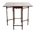 An English Mahogany SpiderLeg Drop Leaf Table