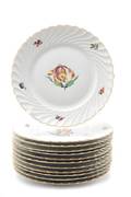 A Set of Twelve Nymphenburg Porcelain Dinner Plates