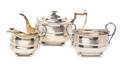 A George III Silver Assembled Three Piece Tea Set
