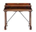 A Campaign Style Mahogany Writing Desk