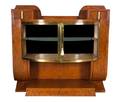 A French Art Deco Amboyna Side Cabinet