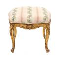 A Louis XV Style Giltwood Tabouret