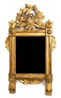 A Louis XVI Giltwood Mirror