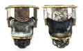 A Pair of Venetian Mirrored Wall Brackets