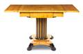 A Biedermeier Parcel Ebonized Birch Sofa Table