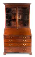 A George III Mahogany Secretary Bookcase