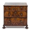 A George II Walnut Chest of Drawers