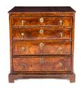 A George II Walnut Bachelors Chest
