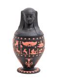 A Wedgwood Black Jasper Canopic Jar and Cover