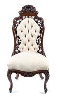 An American Victorian Slipper Chair
