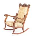 An American Mahogany Rocking Chair