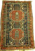 Daghestan throw rug ca 1910